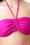 Colored Halter Bandeau Top